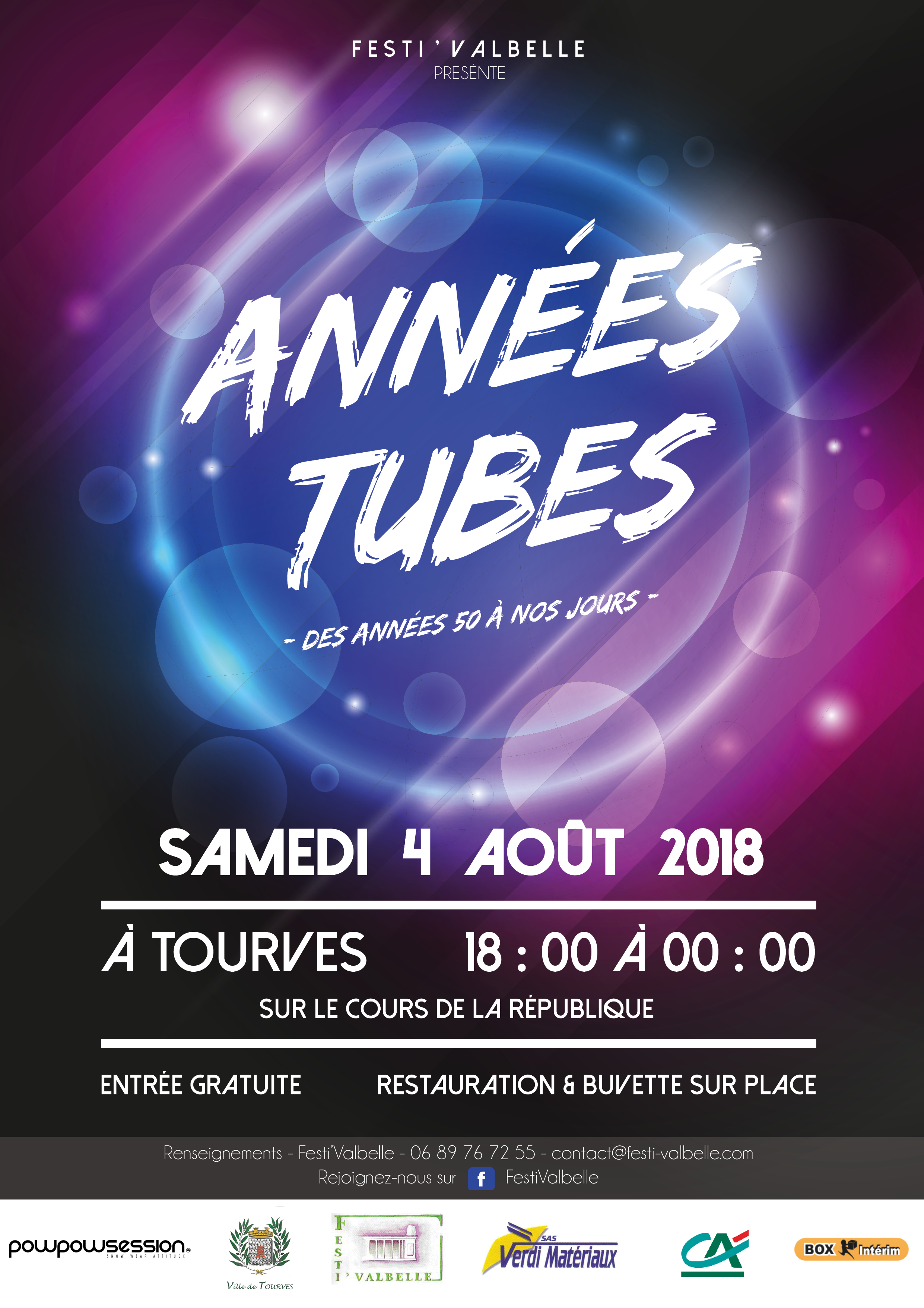 Affiche Années Tubes